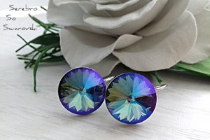 Сережки з Ріволі Сваровські Paradise