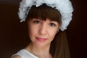 Шикарний весільний, випускний віночок, квіти з шифону
