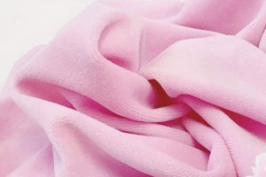 Велюр хлопок для рукоделия Светло-розовый