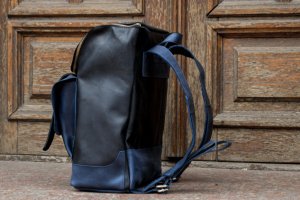 Городской кожаный рюкзак. Рюкзак для путешествий - Описание