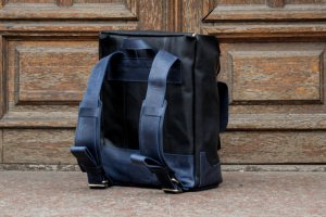 Городской кожаный рюкзак. Рюкзак для путешествий - Описание