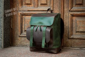 Кожаный рюкзак для ноутбука. Рюкзак для спорта