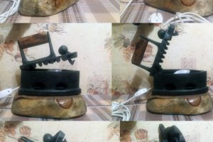 Світильник «Праска на вугіллі» - Опис