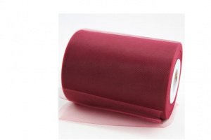 Фатин бордовый 15см