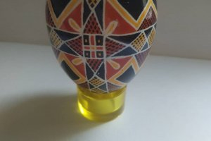 Робота Писанка-підкова на удачу