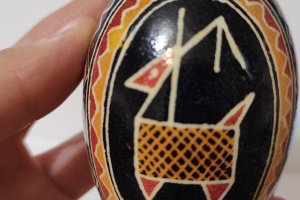 Писанка-олень хоробрий - Опис