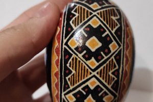 Писанка-олень хоробрий - Опис