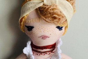 Куколка в стиле Бохо  - Описание