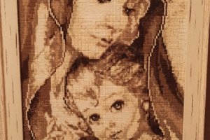 Работа Богородица с иисусом