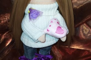 Интерьерная кукла Полина  - Описание