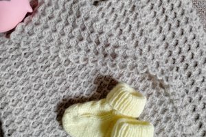 Плед детский для новорожденных, одеяло в коляску. - Описание