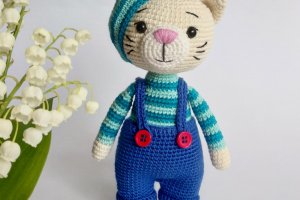 Работа Котик ручная работа