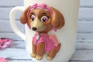 Чашка щенок - Описание