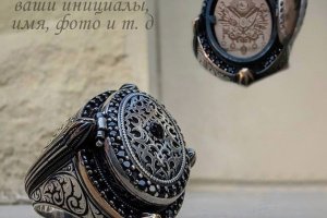 Срібний Перстень схованку з секретом чоловічої ручної роботи