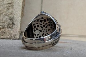 Серебряный Перстень тайник с секретом мужской ручной работы - Описание