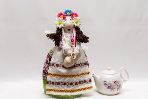 Грілки на чайник для Україночка Тільда чайник. - Опис