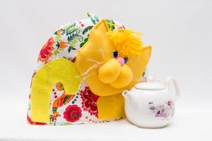 Грелка на заварочный чайник кошка - Описание