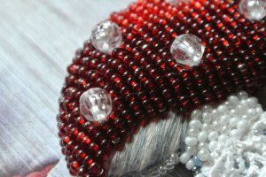 Брошь «Мухоморчик» - Описание