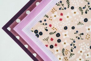 Набір тканини для рукоділля Ягідний Цербет з 5 шт.