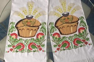 Рушник під коровай Хліб та сіль