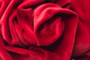 Велюр бавовна для рукоділля червоний