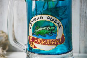 Пивний келих Кращий рибалка - Опис
