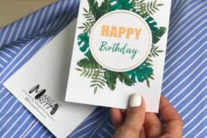 Открытка «Happy Birthday" - ДРУГИЕ РАБОТЫ