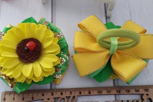 бантики ромашки - Опис