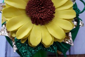 Бантики ромашками і пасмами - Опис