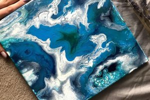 Абстрактна картина "Море"