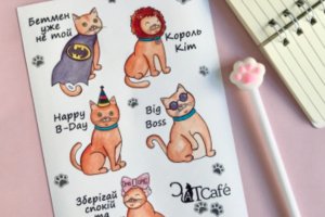 Работа Наклейки «Cat Boss»