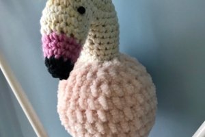 брелок фламінго - Опис