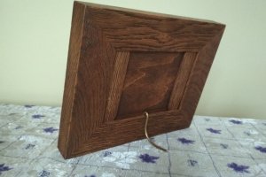 Фоторамка ручной работы из дерева (10 × 15см) - Описание