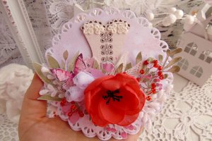 Весенние открытки-мольберт - Описание