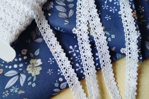 Кружево натуральное белое ширина 12мм