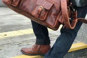 Мужская кожаная сумкка