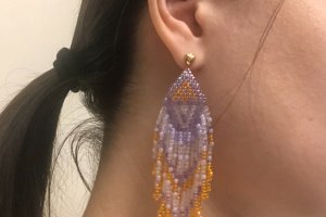 Сережки в стилі бохо - Опис