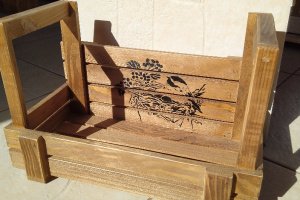 Ящик подарунковий для букетiв.фруктiв.,пляшок та iн - Опис