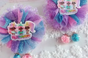 Бантики из фатина - Описание