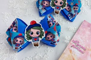 Бантики з репсової стрічки  - Опис