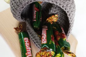 В'язаний кошик Мушля - Опис