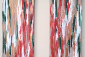 Комплект картин, абстракция. - Описание