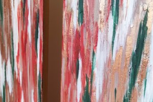 Комплект картин, абстракция. - Описание