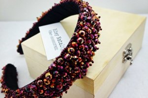 Обруч с хрусталя