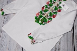 Вишиванка для хлопчика Дуб Калина - Опис