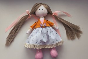 Tilda_Pink - Лялька ручної роботи  - Опис