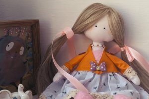 Tilda_Pink - Лялька ручної роботи  - Опис