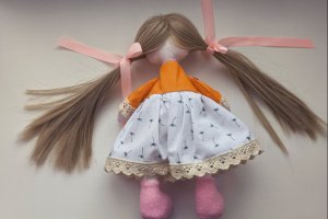 Tilda_Pink - Лялька ручної роботи  - Опис