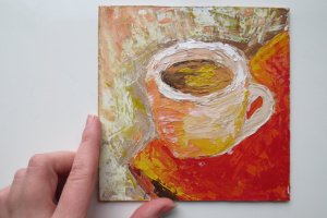 Кофейные картины на ДВП в ассортименте - Описание