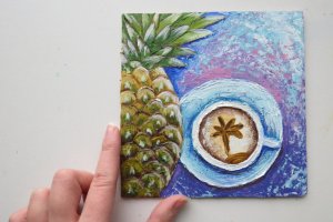 Кофейные картины на ДВП в ассортименте - Описание